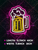 NEON BEER 40x30 ULFN436 Unilight