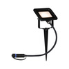 Naświetlacz Plug & Shine FLOOD SPOT 6.8W 580lm 3000K IP65 24V czarny / aluminium