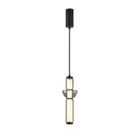 Lampa Wisząca Bruni  Czarny mat PND-27372-1-19W-BK Italux