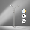 Lampa Podłogowa Tallri Fischer&Honsel LED 2x7,5W w kolorze niklu metal 40488