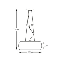 Zumaline Lampa WISZĄCA Crystal CHROM 003064-001004