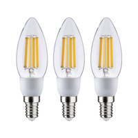 Źródło światła LED ECO LINE świecowa 3X2.5W 525lm E14 3000K 230V przezroczysty / szkło