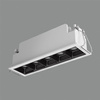 Lampa wpuszczana Tango ACB Lighting LED Biało-czarny Aluminium/Poliwęglan E376810B