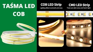 Taśma COB 12V -320 LED- 10w/m IP20 neutralna rolka 5m ULLS19 Unilight