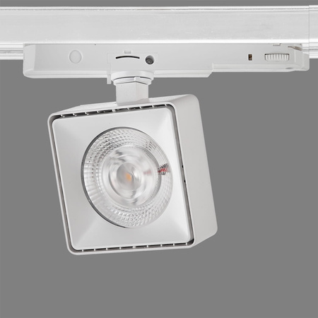 Lampa do szynoprzewodu Kendra ACB Lighting LED COB Teksturowany biały Aluminium/Poliwęglan T384410B