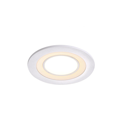 Lampa sufitowa Oprawa podtynkowa CLYDE NORDLUX 1x5,5W LED Biały Tworzywo 47500101