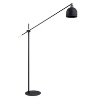 Lampa podłogowa DETROIT czarny, mosiądz  E27 4735 Argon