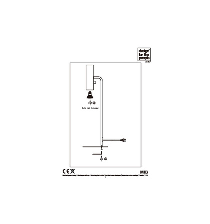 Lampa stojąca Nordlux GU10 8W Metal Szary 71655011