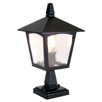 Latarnia cokołowa York  Czarne BL7-BLACK Elstead Lighting