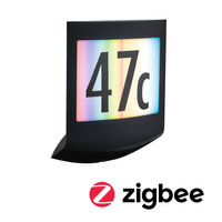 Oprawa elewacyjna PADEA LED SH Zigbee 8.2W 550lm DIM RGBW + zmierzchu IP44 3000K 230V antracyt tworzywo sztuczne