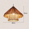 Lampa Sufitowa z Bambusa BALI Natural-Open ULFN376 Unilight