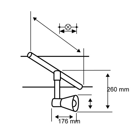 URail Spot Zeuz 1x33W 39st. Weiß 230V Metal/Plastic 3000K triac dimmable