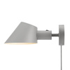 Lampa ścienna Nordlux E27 60W Aluminium/Tworzywo sztuczne Szary 2220381010