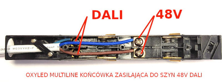 MULTILINE KOŃCÓWKA ZASILAJĄCA DO SZYN 48V  DALI ULAC283 Unilight