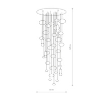 Lampa sufitowa SALVA H Chrom Nowodvorski 6846