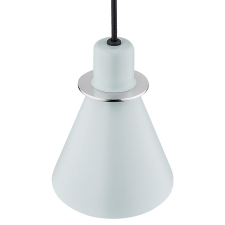 Lampa wisząca BEVERLY błękitny mat, el. chromowane E27 4683 Argon