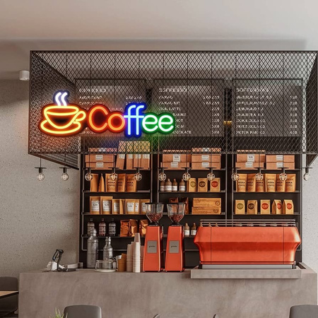 NEON COFFEE 60x20 ULFN431 Unilight