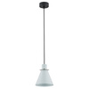 Lampa wisząca BEVERLY błękitny mat, el. chromowane E27 4683 Argon