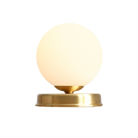 LAMPKA BIURKOWA BALL BRASS S