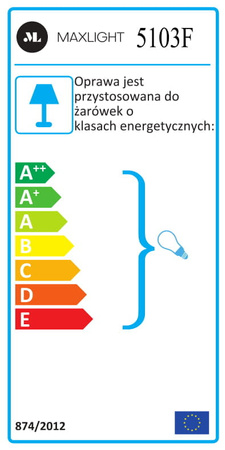 Orlando lampa podłogowa 5103F/WH CR