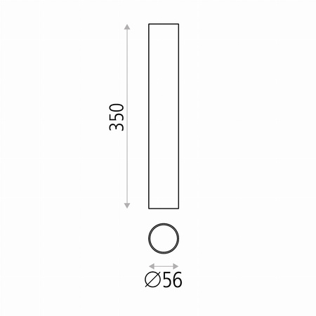 Lampa sufitowa Zoom ACB Lighting LED GU10 Teksturowana czerń Aluminium P37641N