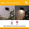 Oprawa elewacyjna ELLIOT LED solar 3000K 5lm IP44 metal / antracyt