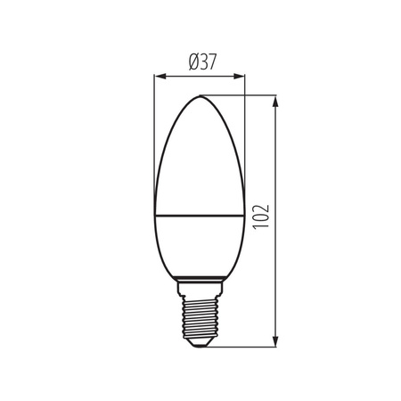 ŻARÓWKA iQ LED E14 4000K