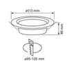 MIAMI PREMIUM Downlight DALI Bialy - barwa swiatla 3000K ciepla