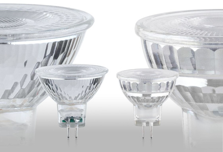 Źródło światła LED MR11 GU4 3x3W 300lm 36st. 2700K 12V srebrny / szkło