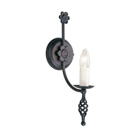 Kinkiet Belfry   Czarne BY1-BLACK Elstead Lighting