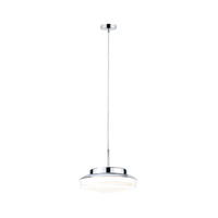 Lampa wisząca  LUENA LED 11.5W 600lm okrągła 250mm 3000K IP44 230V szkło chrom / metal