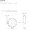 Maxlight Charon S0014 Lampa Do Szynoprzewodu Czarna