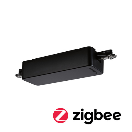 Adapter ściemnianie / włączanie SH Zigbee URail max. 400W 230V czarny matowy / tworzywo sztuczne