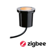 Oprawa dogruntowa Plug & Shine FLOOR SH Zigbee RGBW 4.6W IP65 RGBW 24V czarny / metal