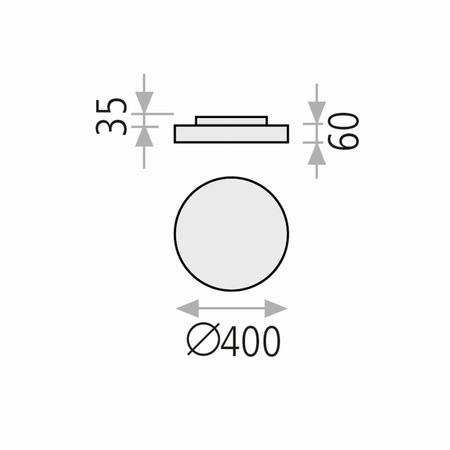 Lampa sufitowa Lisboa ACB Lighting 2xLED Teksturowana czerń Aluminium/Żelazo/Pleksi P385140N