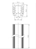 Szynoprzewód 3-obwodowy ProRail3 2m biały 230V metal