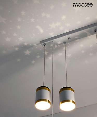 MOOSEE lampa wisząca STARS biała