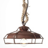 Lampa wisząca Brilliant Peter 93319/60 E27 30cm -rdzawy