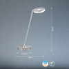 Lampa stołowa Dent Fischer&Honsel LED 1x7,5W w kolorze niklu metal 50580