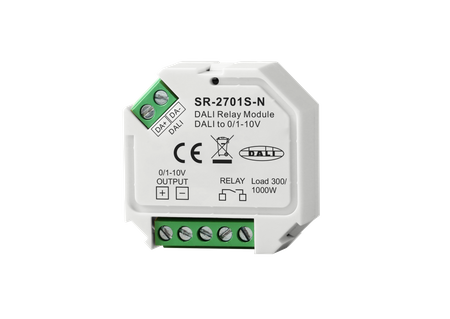 Moduł przekaźnikowy DALI + Konwerter DALI na 0/1-10V SR-2701S-N Sunricher
