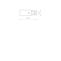 1-obwodowy Profile PROFILE POWER END CAP Biały Nowodvorski 9462