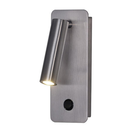 Lampa ścienna Aron ACB Lighting LED sob. Nikiel Aluminium/Żelazo A32401NS