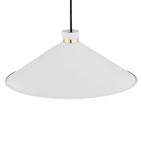 Lampa wisząca NASHVILLE biały, mosiądz E27 4693 Argon