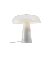 Lampa stojąca Nordlux E27 15W Marmur Opal Biały 2020505001