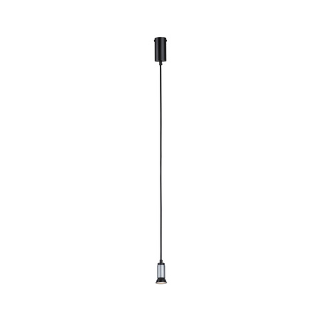 Lampa wisząca RUNA GU10 max.1x20W 230V czarny / antracyt / metal