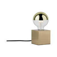 Lampa stołowa DILJA E27 max.1x20W 230V szczotkowany mosiądz / metal