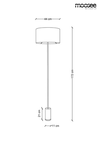 MOOSEE lampa podłogowa SANTORINI