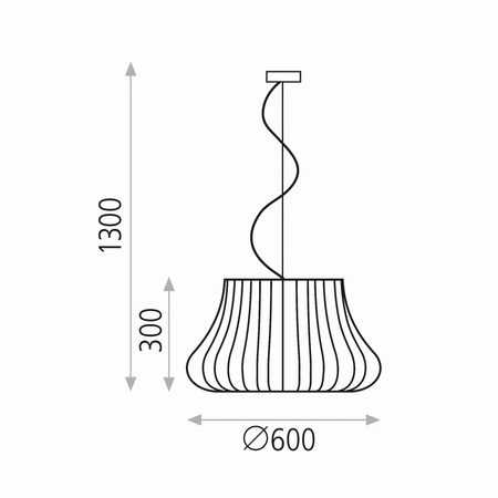 Lampa wisząca Nanok ACB Lighting LED E27 Beżowy Akryl C34561BG