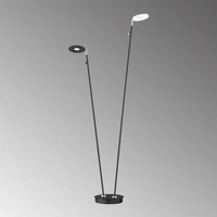 Lampa Podłogowa Dent Fischer&Honsel LED 2x7,5W piaskowo-czarny metal 40404