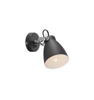 Lampa ścienna Kinkiet Nordlux E27 25W Metal Czarny 47051003